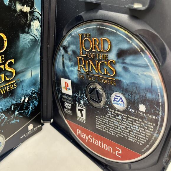 Lord of the Rings: The Two Towers (PS2, 2002) *CIB* - Tested - Picture 6 of 16